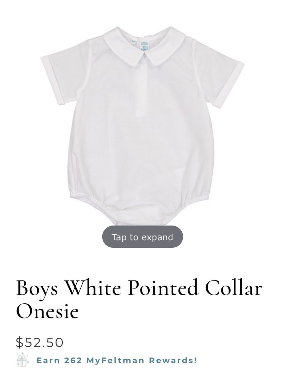 Feltman Brothers White colored undershirt